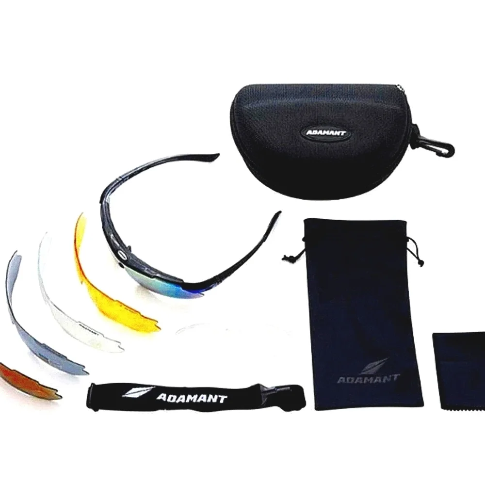 5 In 1 Lens Wrap Sunglasses Sporty Athletics Men And Women's Sunglasses - Picture 4 of 11